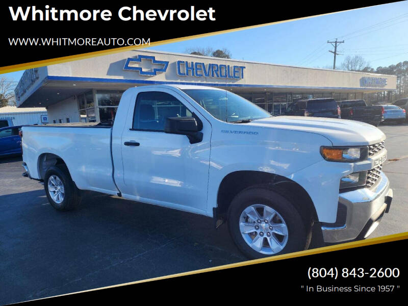 Used 2022 Chevrolet Silverado 1500 Work Truck with VIN 3GCNAAED2NG638760 for sale in West Point, VA