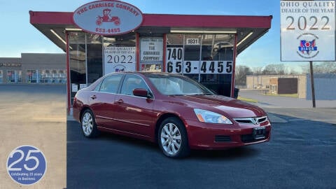 2007 Honda Accord for sale at The Carriage Company in Lancaster OH