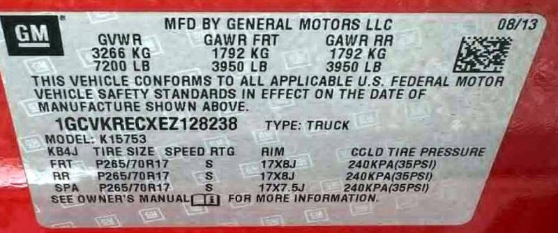 2014 Chevrolet Silverado 1500 LT