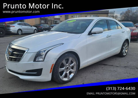 2015 Cadillac ATS for sale at Prunto Motor Inc. in Dearborn MI