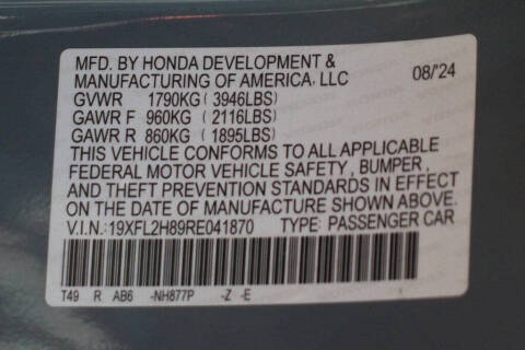 2024 Honda Civic Sport