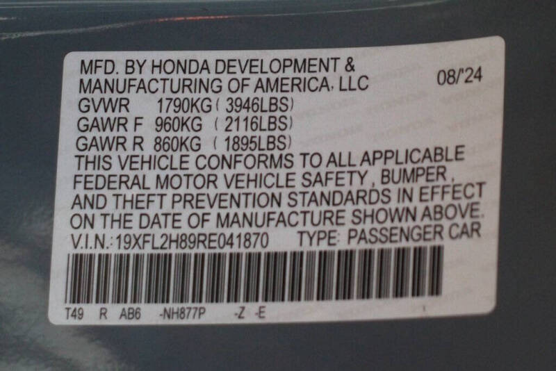 2024 Honda Civic Sport