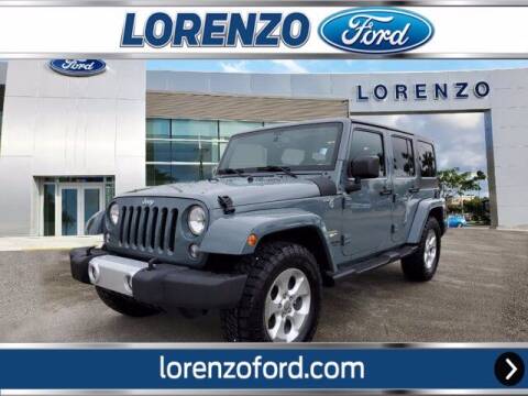 2015 Jeep Wrangler Unlimited for sale at Lorenzo Ford in Homestead FL