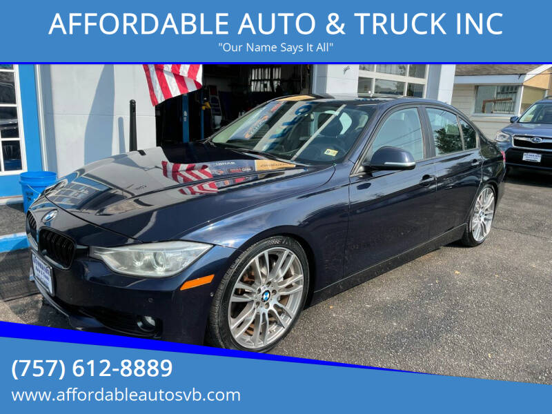 2013 BMW 3 Series for sale at AFFORDABLE AUTO & TRUCK INC in Virginia Beach VA