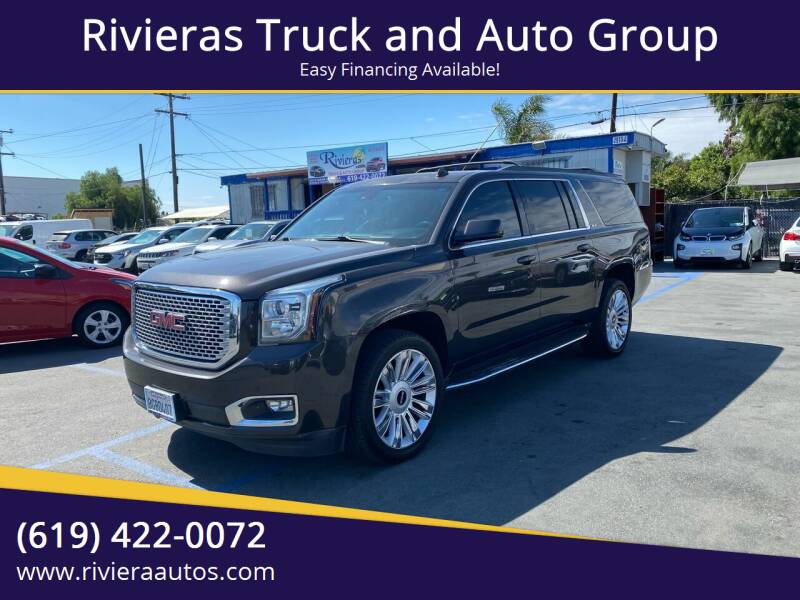 2015 GMC Yukon XL for sale at Rivieras Truck and Auto Group in Chula Vista CA