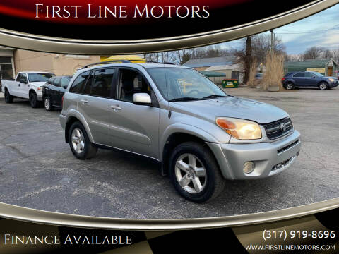2005 Toyota RAV4 for sale at First Line Motors in Brownsburg IN