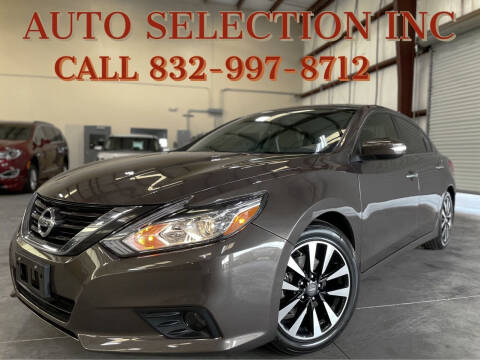 2016 Nissan Altima for sale at Auto Selection Inc. in Houston TX