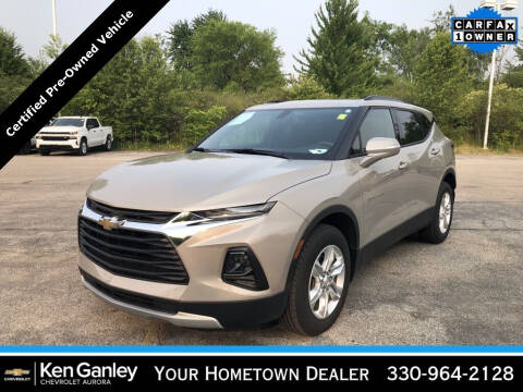 2021 Chevrolet Blazer for sale at Ganley Chevy of Aurora in Aurora OH
