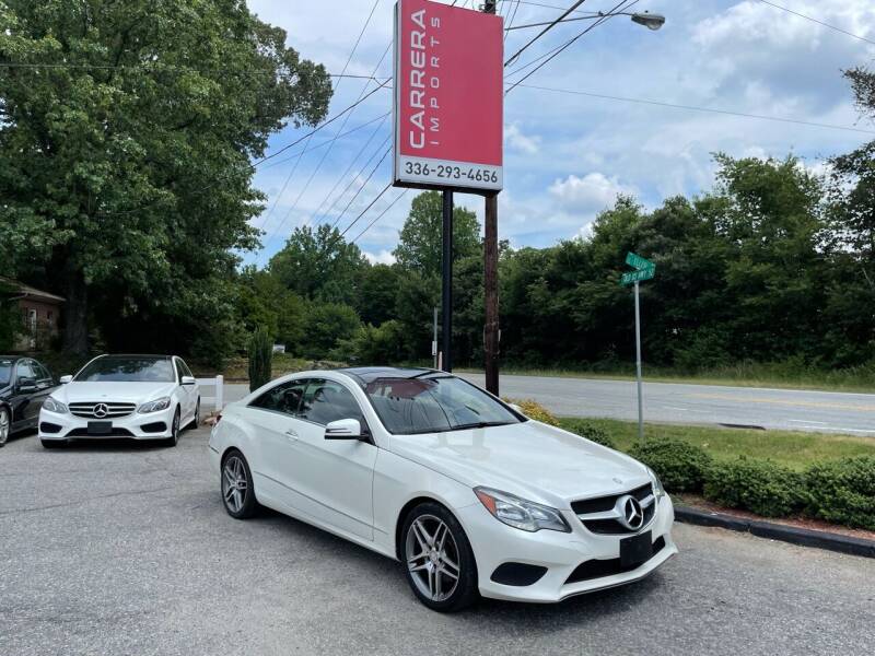 2015 Mercedes-Benz E-Class for sale at CARRERA IMPORTS INC in Winston Salem NC
