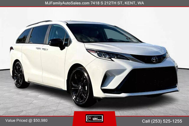 2023 Toyota Sienna for sale at MJ FAMILY AUTO SALES in Kent, WA