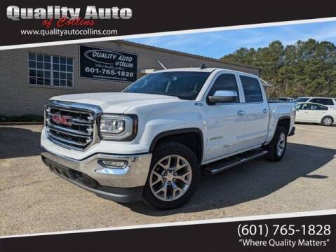2018 GMC Sierra 1500 for sale at Quality Auto of Collins in Collins MS