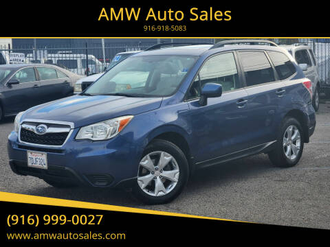 2014 Subaru Forester for sale at AMW Auto Sales in Sacramento CA