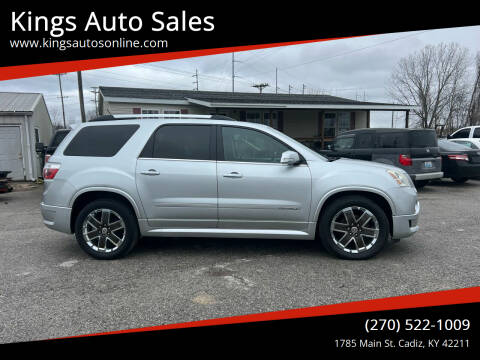 2012 GMC Acadia for sale at Kings Auto Sales in Cadiz KY