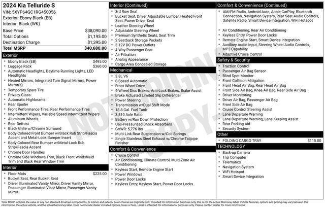 2024 Kia Telluride S