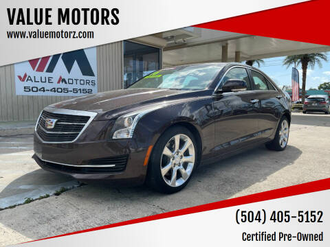2016 Cadillac ATS for sale at VALUE MOTORS in Kenner LA