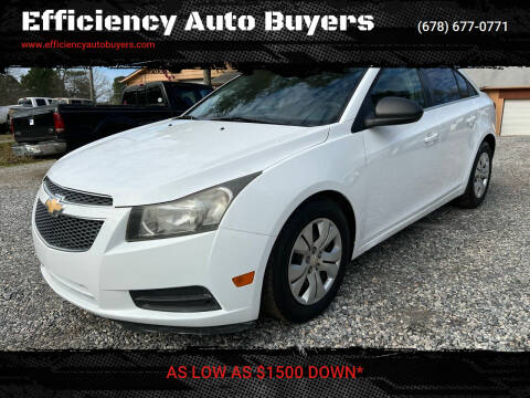 2012 Chevrolet Cruze for sale at Efficiency Auto Buyers in Milton GA