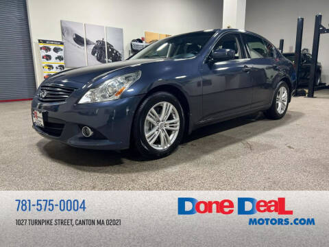 2013 Infiniti G37 Sedan for sale at DONE DEAL MOTORS in Canton MA