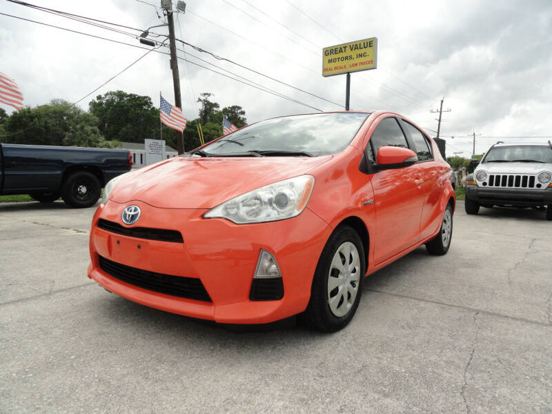 2013 Toyota Prius c for sale at GREAT VALUE MOTORS in Jacksonville FL