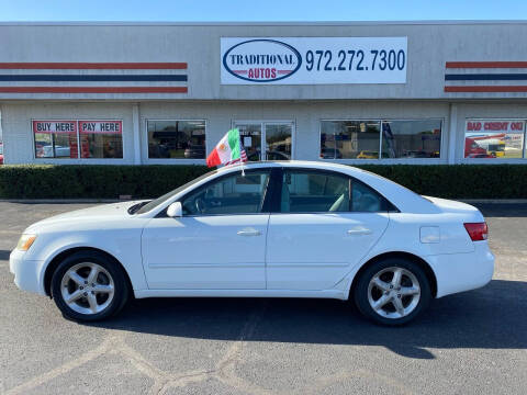 2007 Hyundai Sonata for sale at Traditional Autos in Dallas TX
