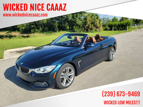 2016 BMW 4 Series for sale at WICKED NICE CAAAZ in Cape Coral FL