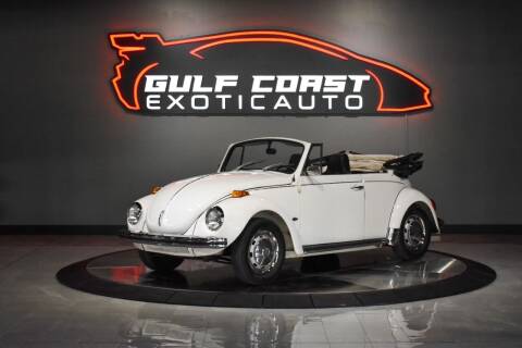 1972 Volkswagen Beetle Convertible for sale at Gulf Coast Exotic Auto in Gulfport MS