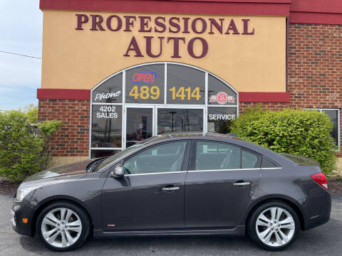 2015 Chevrolet Cruze for sale at Professional Auto Sales & Service in Fort Wayne IN