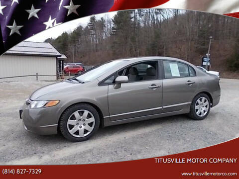2008 Honda Civic for sale at Titusville Motor Company in Titusville PA
