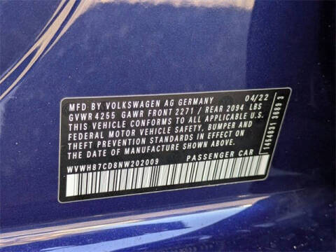 2022 Volkswagen Golf GTI S