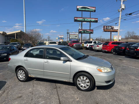2003 Toyota Corolla for sale at Boardman Auto Mall in Boardman OH