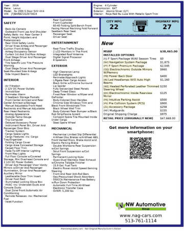 2016 Lexus NX 200t F SPORT