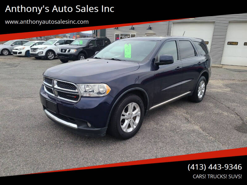 2012 Dodge Durango for sale at Anthony's Auto Sales Inc in Pittsfield MA
