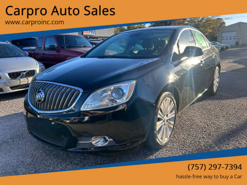 2013 Buick Verano for sale at Carpro Auto Sales in Chesapeake VA