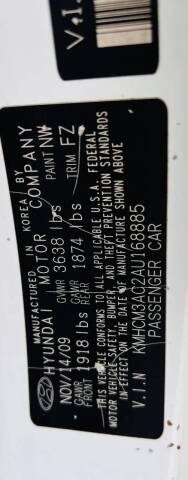 2010 Hyundai Accent GS