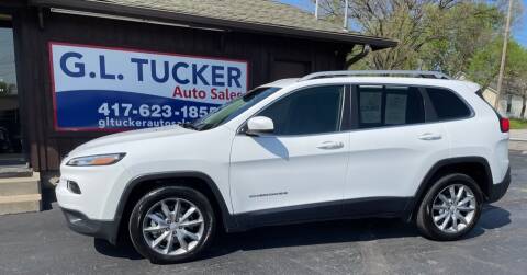 2018 Jeep Cherokee for sale at G L TUCKER AUTO SALES in Joplin MO