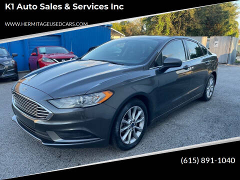 2017 Ford Fusion for sale at K1 Auto Sales & Services Inc in Hermitage TN