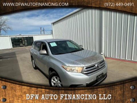 2013 Toyota Highlander for sale at Bad Credit Call Fadi in Dallas TX