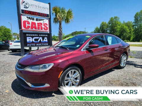 2015 Chrysler 200 for sale at Let's Go Auto Of Columbia in West Columbia SC