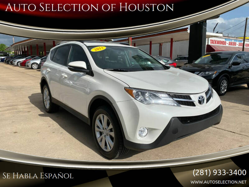 2013 Toyota RAV4 for sale at Auto Selection of Houston in Houston TX