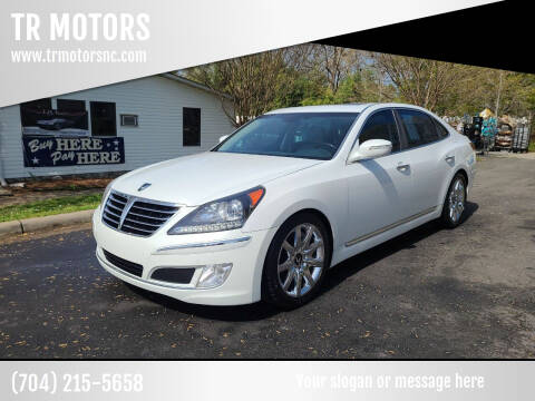 2012 Hyundai Equus for sale at TR MOTORS in Gastonia NC