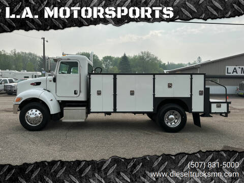 2005 Peterbilt 335 for sale at L.A. MOTORSPORTS in Windom MN