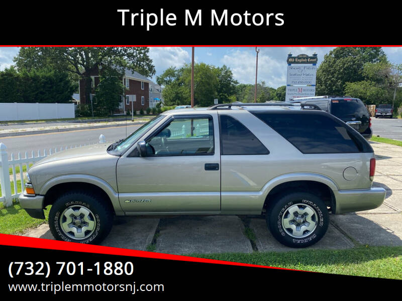 2004 Chevrolet Blazer for sale at Triple M Motors in Point Pleasant NJ