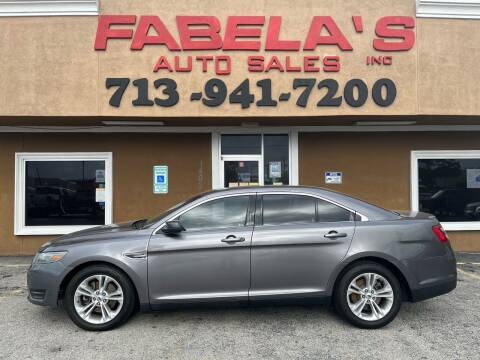 2013 Ford Taurus for sale at Fabela's Auto Sales Inc. in South Houston TX