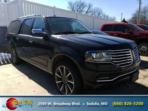 2016 Lincoln Navigator L for sale at RICK BALL FORD in Sedalia MO