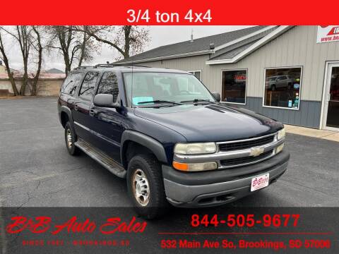 2005 Chevrolet Suburban for sale at B & B Auto Sales in Brookings SD