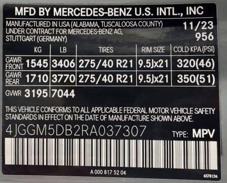 2024 Mercedes-Benz EQE AMG EQE