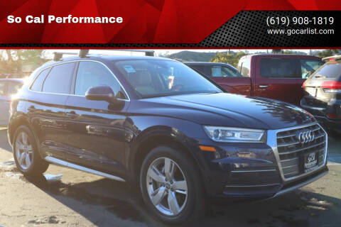 2019 Audi Q5 for sale at So Cal Performance in San Diego CA