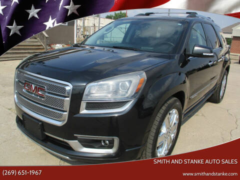 2013 GMC Acadia for sale at Smith and Stanke Auto Sales in Sturgis MI