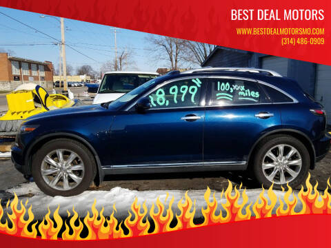 2007 Infiniti FX45 for sale at Best Deal Motors in Saint Charles MO