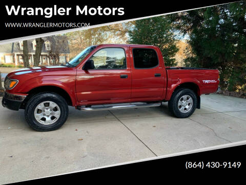 2003 Toyota Tacoma for sale at Wrangler Motors in Spartanburg SC