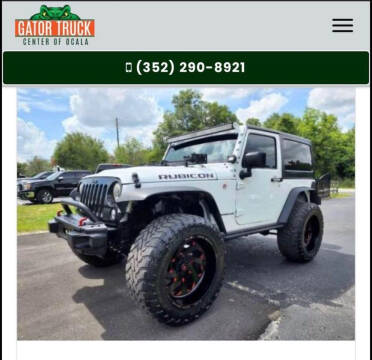 2016 Jeep Wrangler for sale at Gator Truck Center of Ocala in Ocala FL